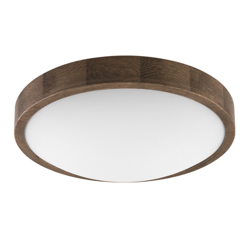 BRILAGI - LED taklampa CARVALHO SLIM 2xE27/15W/230V ek/valnöt Ø 37 cm