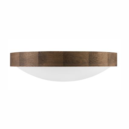 BRILAGI - LED taklampa CARVALHO SLIM 2xE27/15W/230V ek/valnöt Ø 37 cm