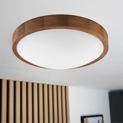 Brilagi - LED Taklampa CARVALHO SLIM 2xE27/60W/230V ek körsbär kör 37 cm