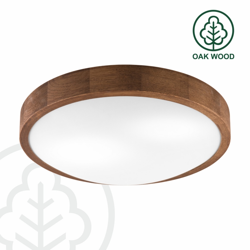 Brilagi - LED Taklampa CARVALHO SLIM 2xE27/60W/230V ek körsbär kör 37 cm