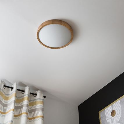 Brilagi - LED Taklampa CARVALHO SLIM 2xE27/60W/230V ek pr. 37 cm