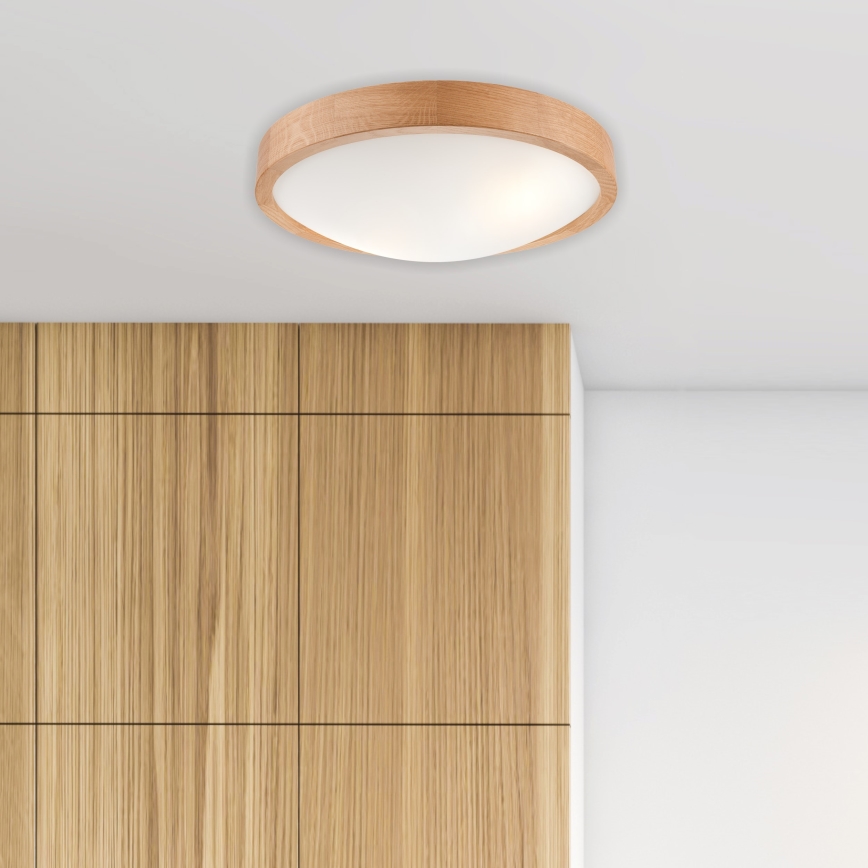 Brilagi - LED Taklampa CARVALHO SLIM 2xE27/60W/230V ek pr. 37 cm