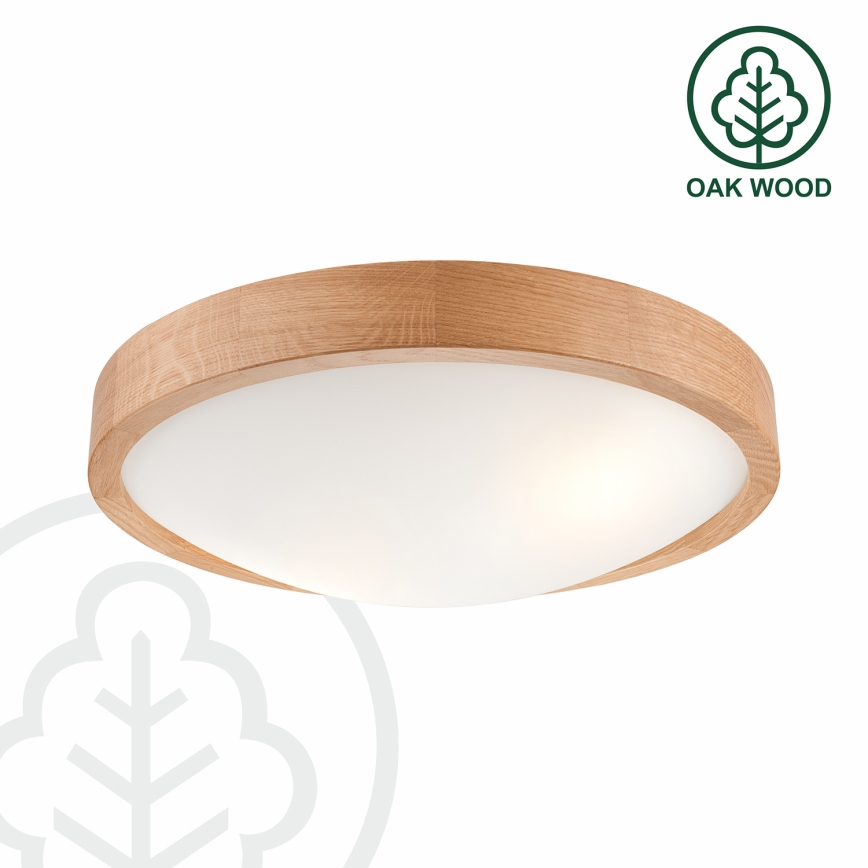 Brilagi - LED Taklampa CARVALHO SLIM 2xE27/60W/230V ek pr. 37 cm