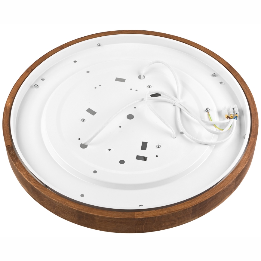 BRILAGI - LED-taklampa CARVALHO SLIM 3xE27/15W/230V, ek-körsbär, Ø 47 cm