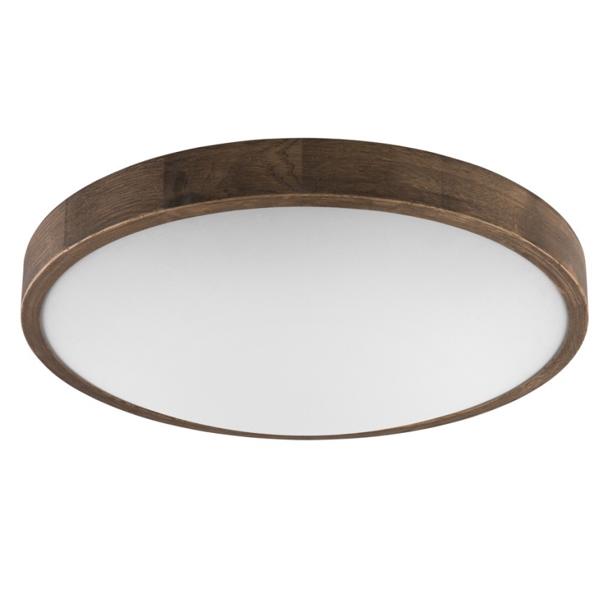 Brilagi - LED Taklampa CARVALHO SLIM 3xE27/60W/230V ek valnöt Ø 47 cm
