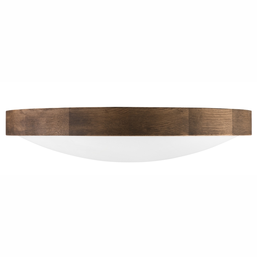 Brilagi - LED Taklampa CARVALHO SLIM 3xE27/60W/230V ek valnöt Ø 47 cm
