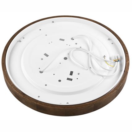 Brilagi - LED Taklampa CARVALHO SLIM 3xE27/60W/230V ek valnöt Ø 47 cm