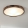 Brilagi - LED-taklampa CARVALHO SLIM SMOKEY LED/36W/230V ek, Ø 47,5 cm