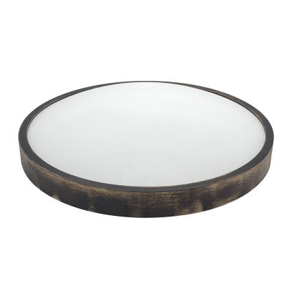 Brilagi - LED-taklampa CARVALHO SLIM SMOKEY LED/36W/230V ek, Ø 47,5 cm