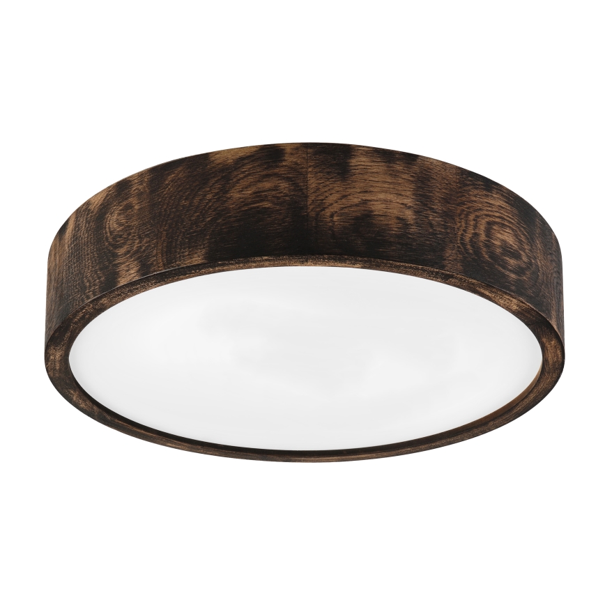 Brilagi - LED taklampa CARVALHO SMOKEY LED/36W/230V ek, Ø 37,5 cm