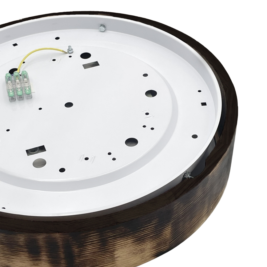 Brilagi - LED taklampa CARVALHO SMOKEY LED/36W/230V ek, Ø 37,5 cm