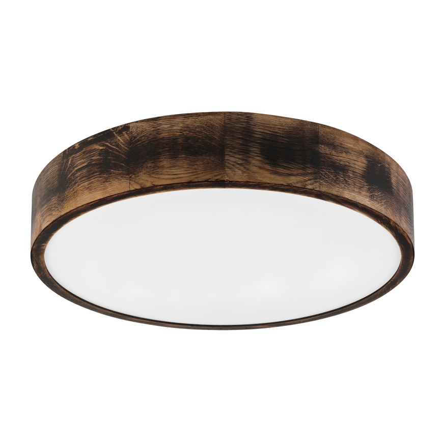 Brilagi - LED-taklampa CARVALHO SMOKEY LED/36W/230V ek Ø47,5 cm