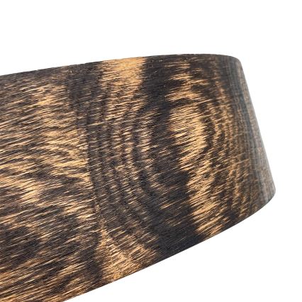 Brilagi - LED-taklampa CARVALHO SMOKEY LED/36W/230V ek Ø47,5 cm