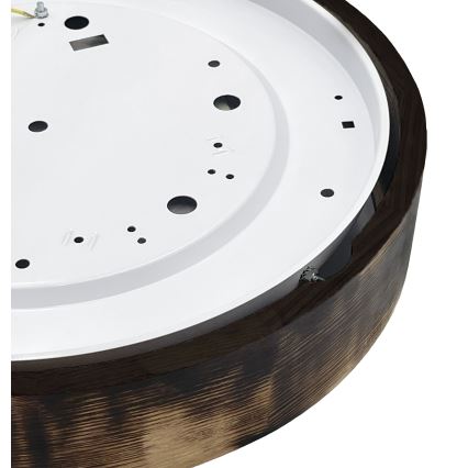 Brilagi - LED-taklampa CARVALHO SMOKEY LED/36W/230V ek Ø47,5 cm