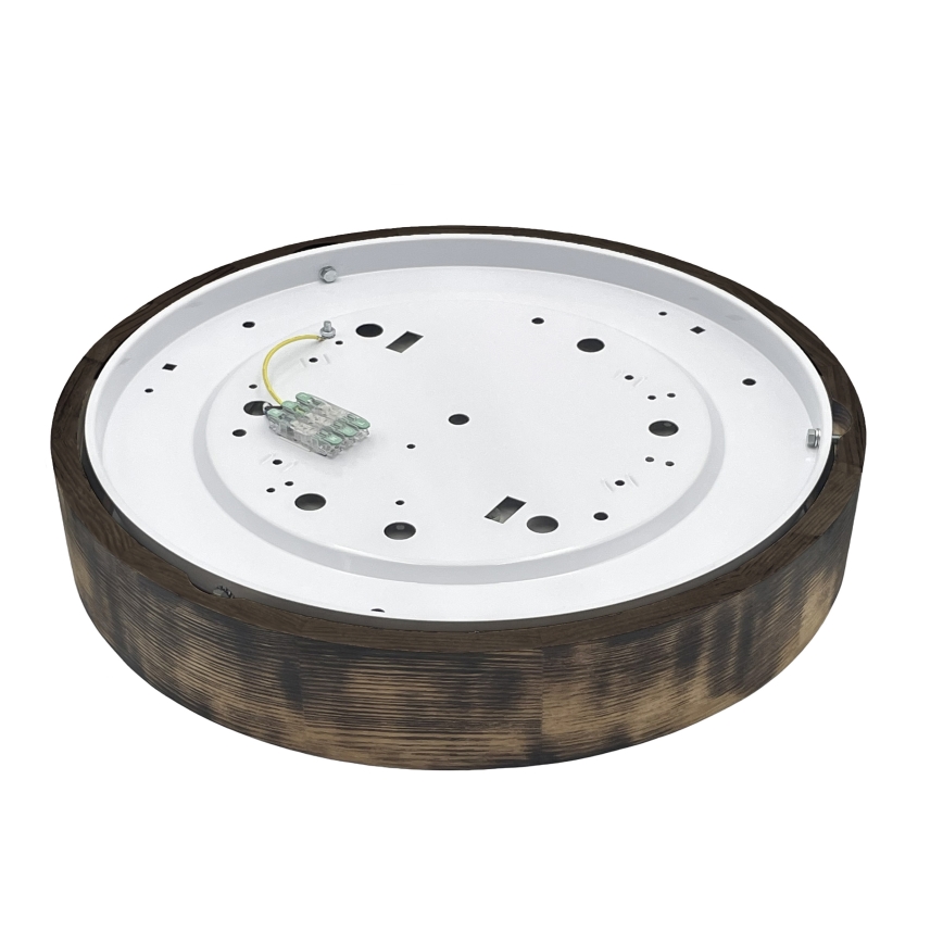 Brilagi - LED-taklampa CARVALHO SMOKEY LED/36W/230V ek Ø47,5 cm