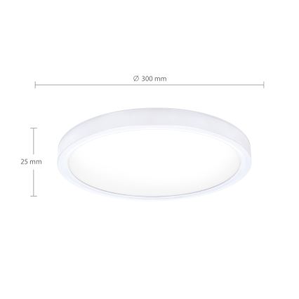 Brilagi - LED-taklampa ESTELA LED/18W/230V Ø 30 cm vit