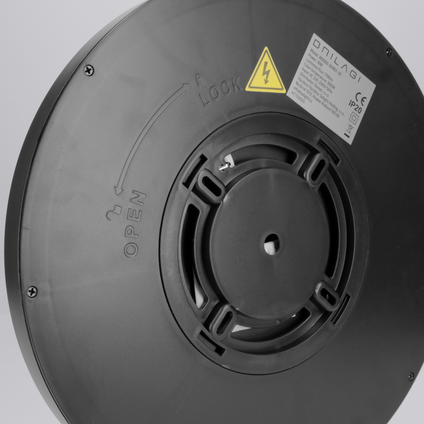 Brilagi - LED taklampa ESTELA LED/18W/230V Ø 30 cm svart