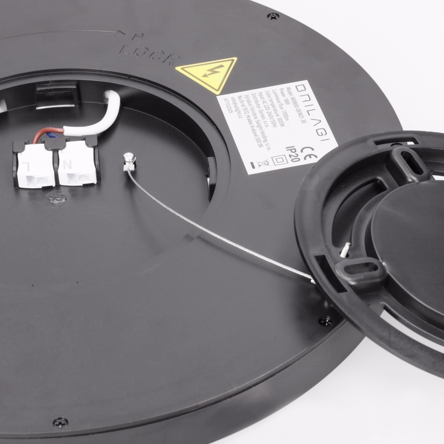 Brilagi - LED taklampa ESTELA LED/18W/230V Ø 30 cm svart