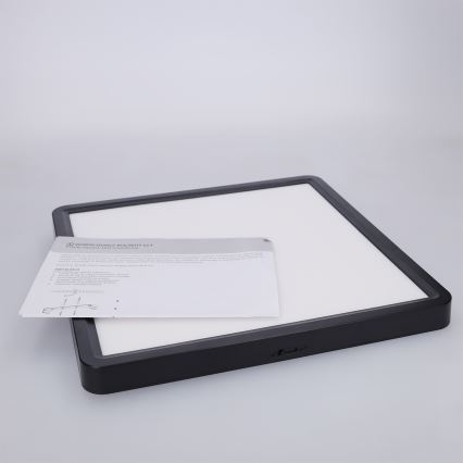 Brilagi - LED-taklampa ESTELA SQUARE LED/24W/230V 31x31 cm svart