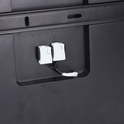 Brilagi - LED-taklampa ESTELA SQUARE LED/24W/230V 31x31 cm svart