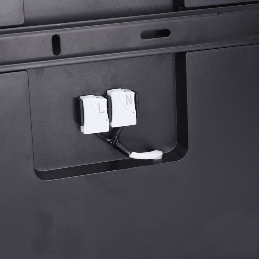 Brilagi - LED-taklampa ESTELA SQUARE LED/24W/230V 31x31 cm svart