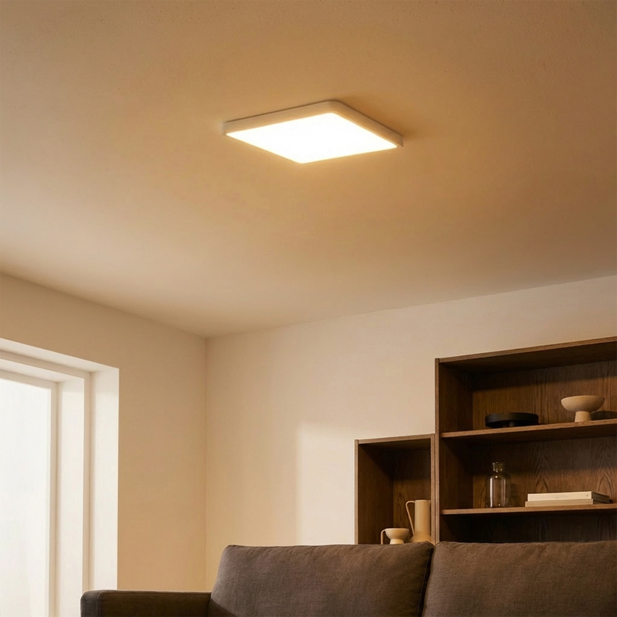 Brilagi - LED-taklampa ESTELA SQUARE LED/24W/230V 31x31 cm vit