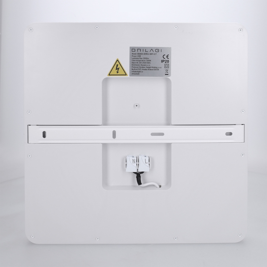 Brilagi - LED-taklampa ESTELA SQUARE LED/24W/230V 31x31 cm vit