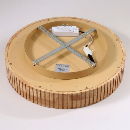 Brilagi - LED-taklampa FALCON WOOD MODERN LED/30W/230V 3000/4000/6000K Ø 45 cm trä