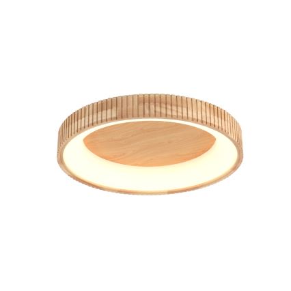Brilagi - LED-taklampa FALCON WOOD MODERN LED/40W/230V 3000/4000/6000K Ø 60 cm trä