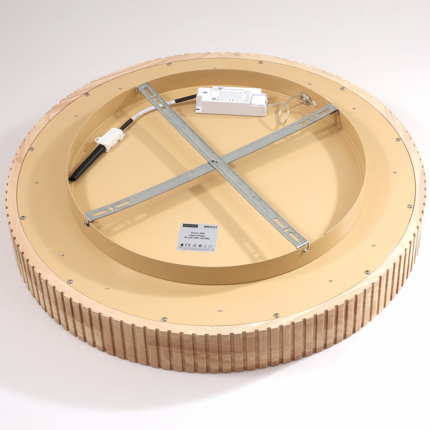 Brilagi - LED-taklampa FALCON WOOD MODERN LED/40W/230V 3000/4000/6000K Ø 60 cm trä