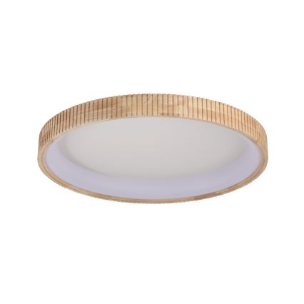 Brilagi - LED-takarmatur FALCON WOOD MODERN LED/60W/230V 3000/4000/6000K Ø 80 cm, träutförande