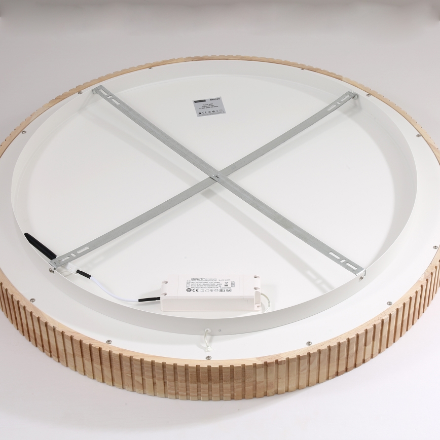 Brilagi - LED-takarmatur FALCON WOOD MODERN LED/60W/230V 3000/4000/6000K Ø 80 cm, träutförande