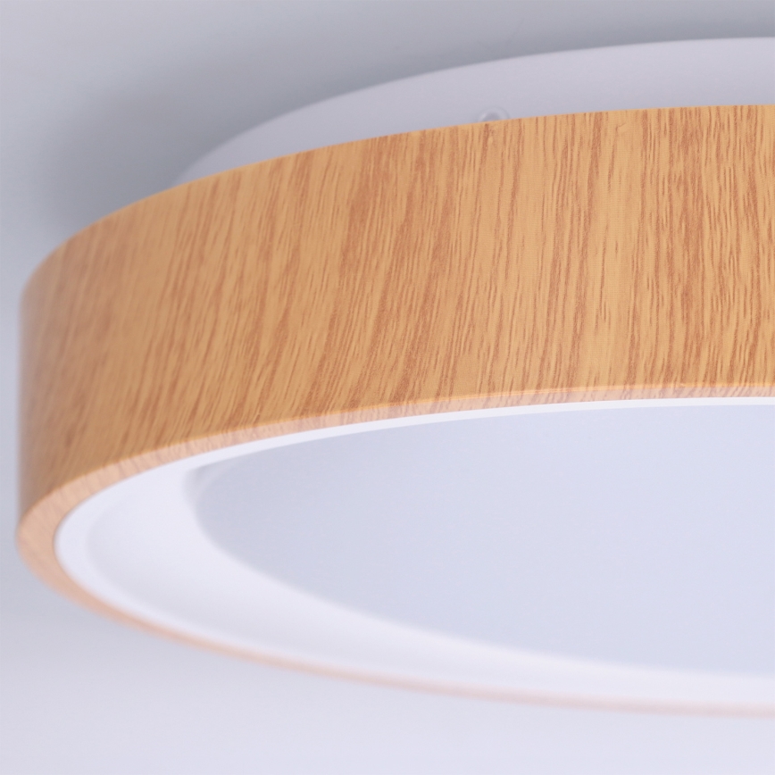 Brilagi - LED taklampa FLOCO LED/24W/230V Ø 30 cm trädekor/vit
