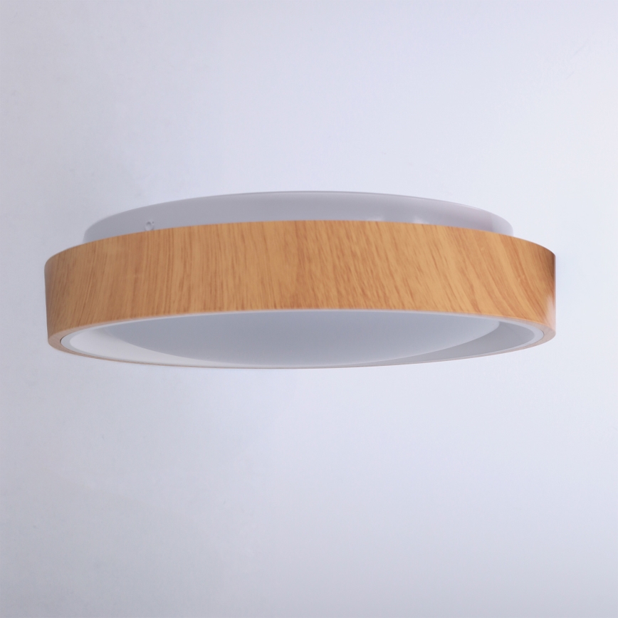 Brilagi - LED taklampa FLOCO LED/24W/230V Ø 30 cm trädekor/vit