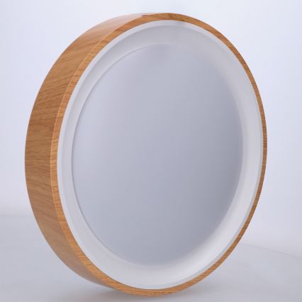 Brilagi - LED taklampa FLOCO LED/24W/230V Ø 30 cm trädekor/vit