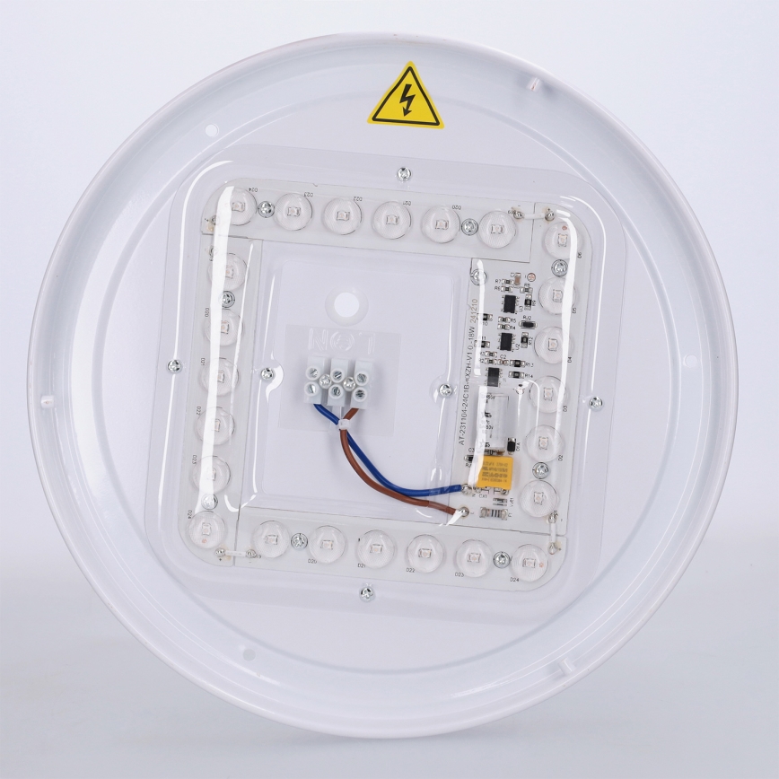 Brilagi - LED-taklampa FLOCO LED/24W/230V Ø 30 cm trädekor/svart