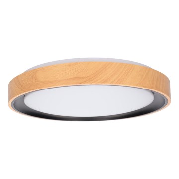 Brilagi - LED-taklampa FLOCO LED/24W/230V Ø 30 cm trädekor/svart