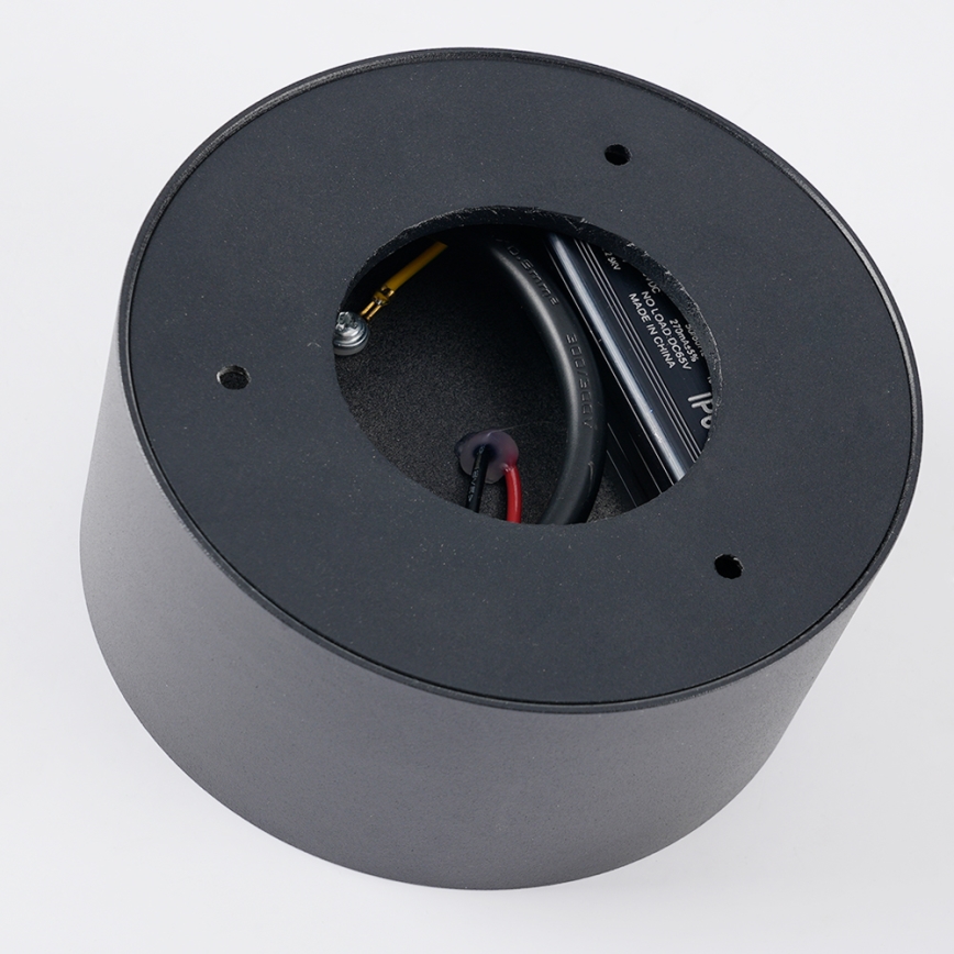 Brilagi - LED badrumstaklampa FORIS LED/14W/230V Ø 12 cm antracit IP44