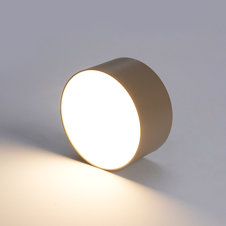 Brilagi - LED badrumstaklampa FORIS LED/20W/230V Ø 15 cm beige IP44