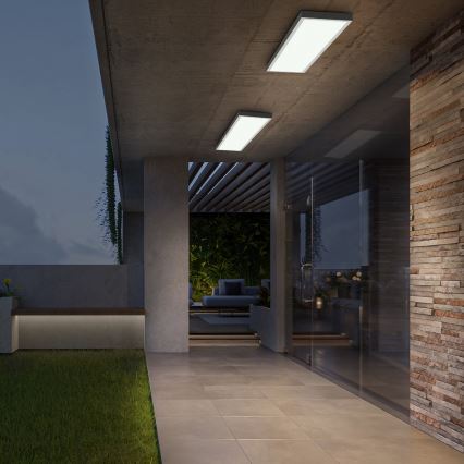 Brilagi - LED taklampa för badrum FRAME LED/50W/230V 120x30 cm IP44 vit