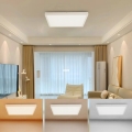 Brilagi - LED taklampa för badrum FRAME LED/50W/230V 3000/4000/6000K IP44 vit