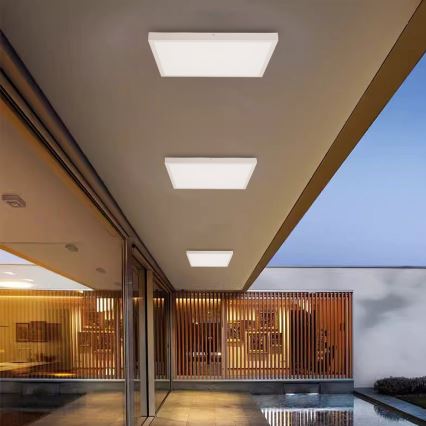 Brilagi - LED taklampa för badrum FRAME LED/50W/230V 60x60 cm IP44 vit