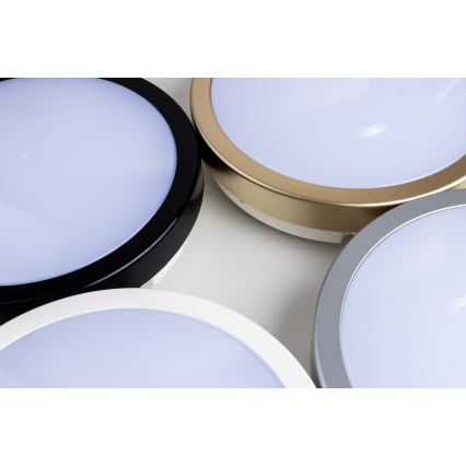 Brilagi - LED taklampa för badrum PERA 18W/230V diameter 22 cm IP65 silver