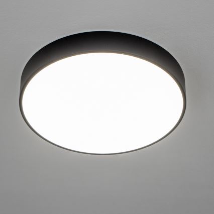 BRILAGI - LED taklampa för badrum POOL, 36 W, 230 V, 3000/4000/5500 K, Ø 40 cm, IP54, svart