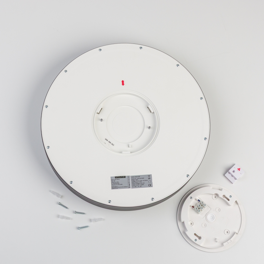 BRILAGI - LED taklampa för badrum POOL, 36 W, 230 V, 3000/4000/5500 K, Ø 40 cm, IP54, svart