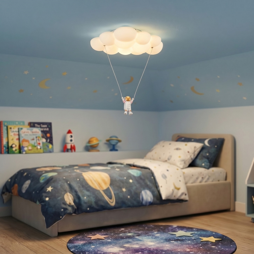 Brilagi - LED taklampa för barn ASTRO LED/77W/230V vit