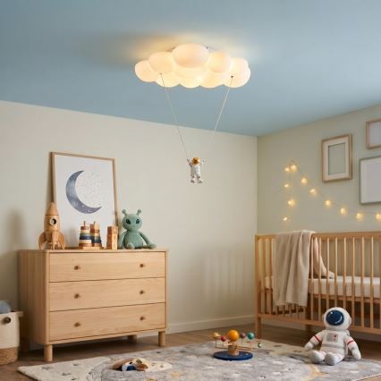 Brilagi - LED taklampa för barn ASTRO LED/77W/230V vit
