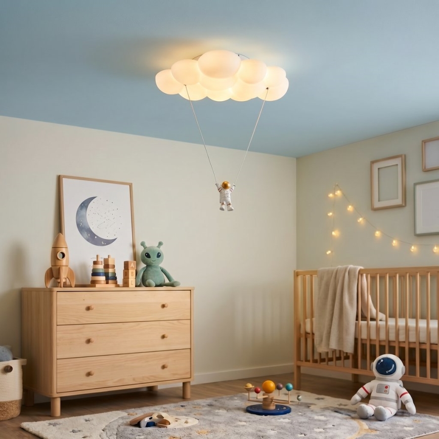 Brilagi - LED taklampa för barn ASTRO LED/77W/230V vit