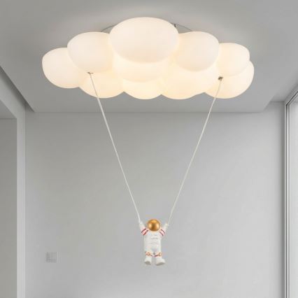 Brilagi - LED taklampa för barn ASTRO LED/77W/230V vit