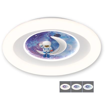 BRILAGI - LED Taklampa för barn ASTRO LED/80W/230V 3000/4500/6000K Ø 51 cm